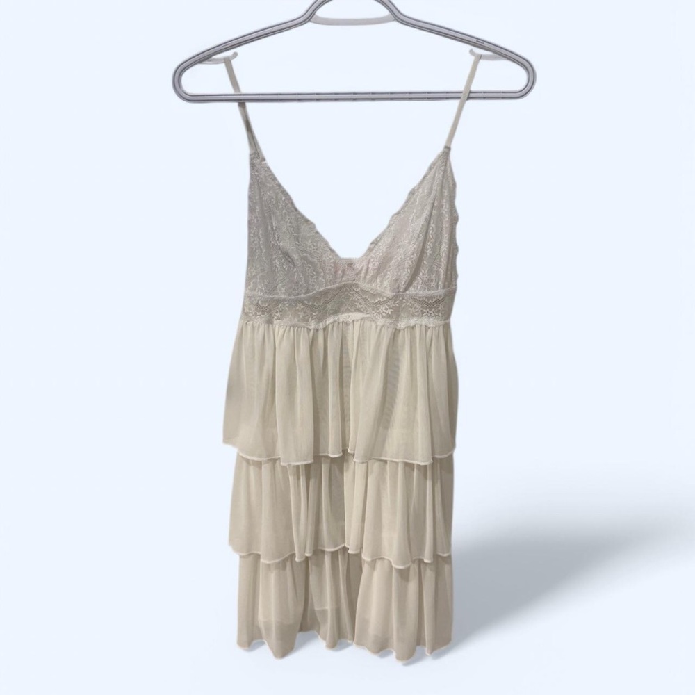 La Vie En Rose Cream Lace Camisole